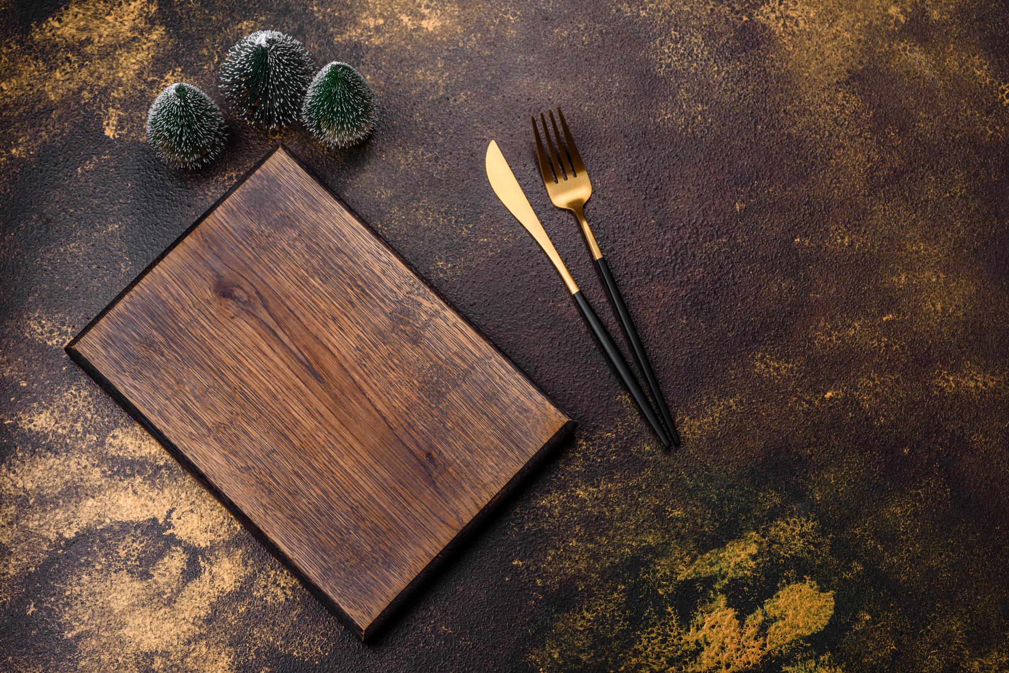 sample plated menu